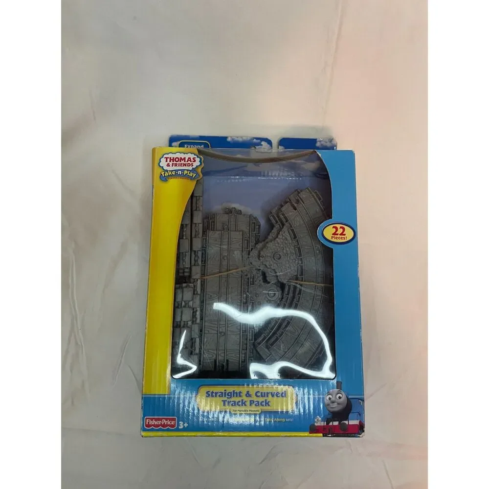 Fisher-Price Thomas & Friends Take-n-Play Straight and Curved Track Pack- NIB